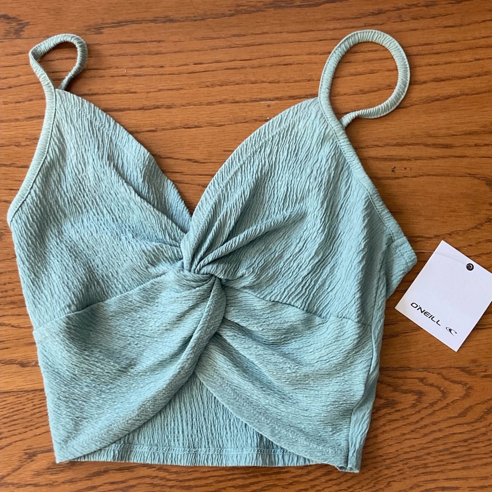 BRAND NEW O'Neill Twist Green Crop Top